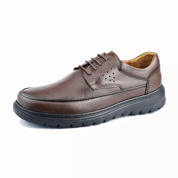 CHAUSSURE CONFORT+ 1023 marron CUIR  ..........   sandale médicale femme confortable Maroc